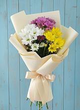 Букет цветов из:  Хризантемы в Корсакове