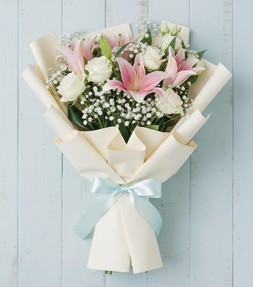 Букет цветов из: Лилии в Корсакове