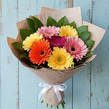 Букет цветов из:  Герберы #REPLACE_PRED# Корсакове