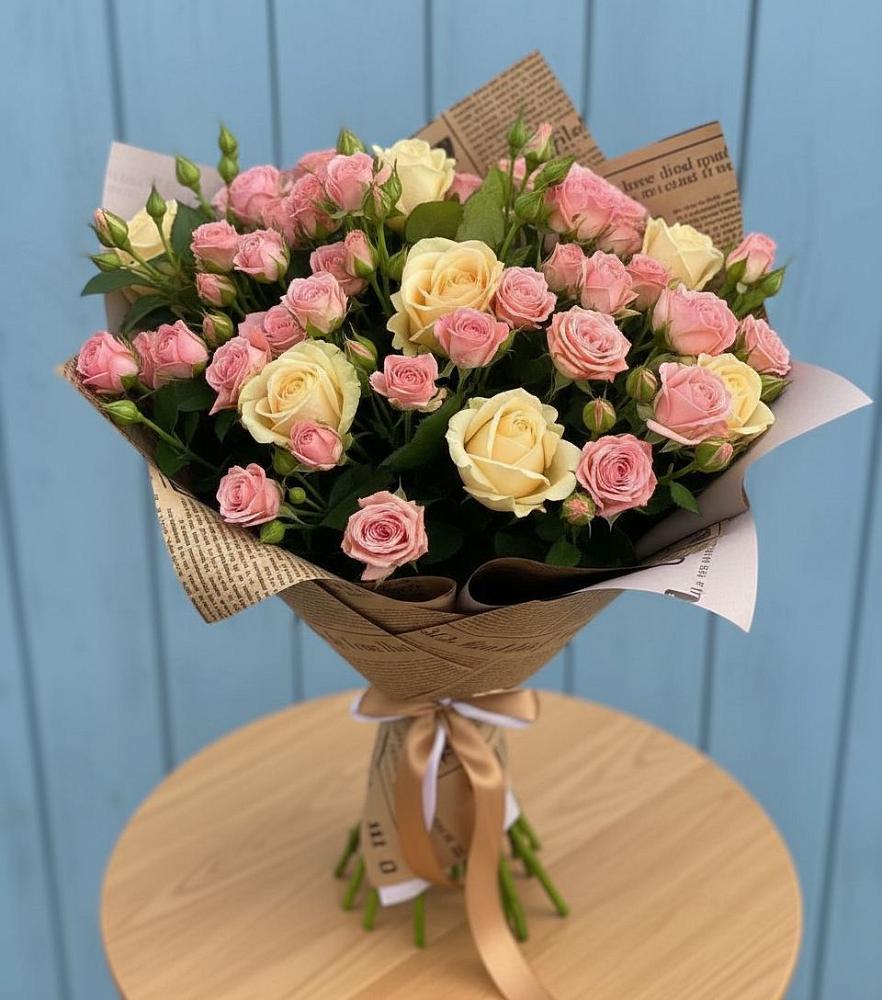 Букет цветов из: Розы в Корсакове