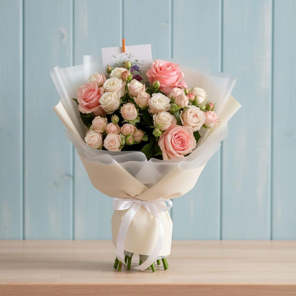 Букет цветов из: Розы в Корсакове