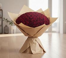 Букет 101 Красная роза в Корсакове