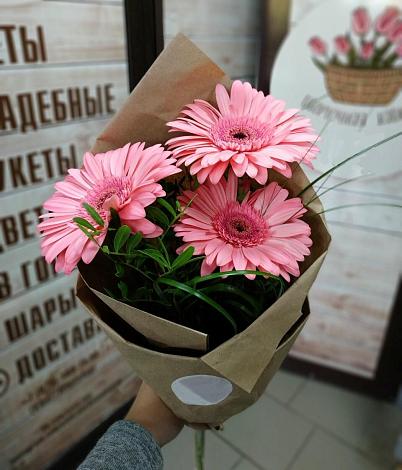 Букет цветов из: Герберы в Корсакове