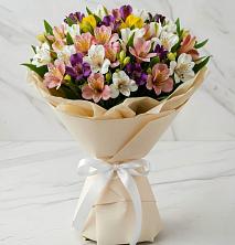 Букет цветов из:  Альстромерии в Корсакове