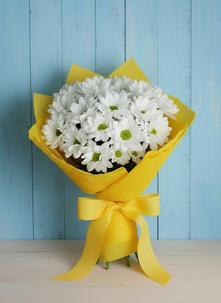 Букет цветов из: Хризантемы в Корсакове