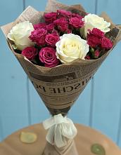 Букет цветов из:  Розы в Корсакове
