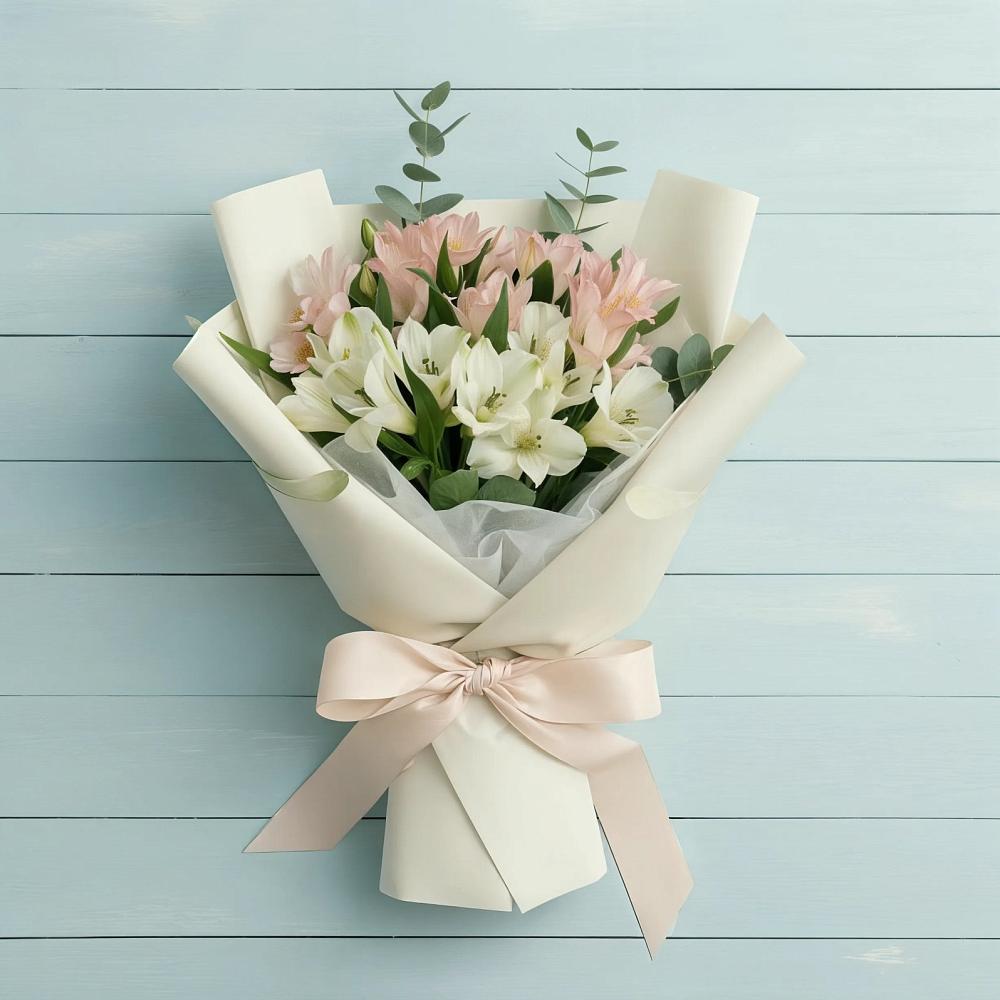 Букет цветов из: Альстромерии в Корсакове