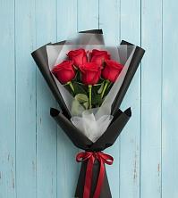 Букет цветов из:  Розы в Корсакове