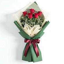 Букет цветов из:  Розы в Корсакове