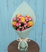 Букет цветов из:  Розы в Корсакове