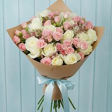 Букет цветов из:  Розы в Корсакове