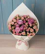 Букет цветов из:  Розы в Корсакове
